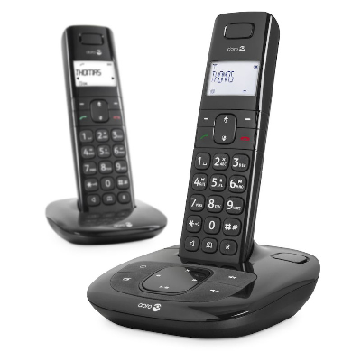 Téléphone Fixe Sans fil Doro Confort 1015 Duo DECT