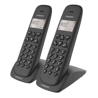 Téléphone Fixe Sans fil Logicom Vega 250 DECT / Noir