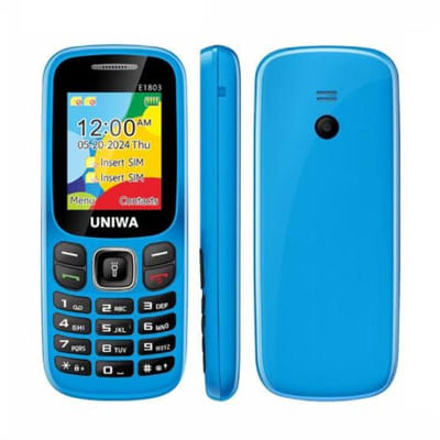 Téléphone Portable Uniwa E1803 - Ice Bleu, Vue principale