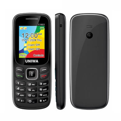 Téléphone Portable Uniwa E1803 -noir, Vue principale