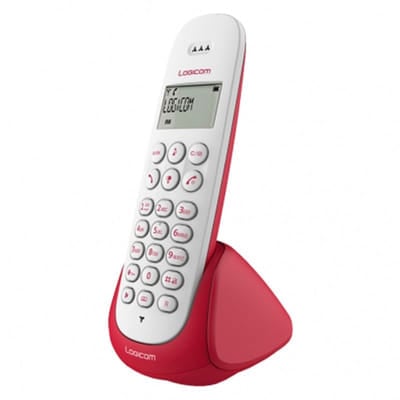 Téléphone sans fil Logicom Aura 150 Framboise, Vue principale