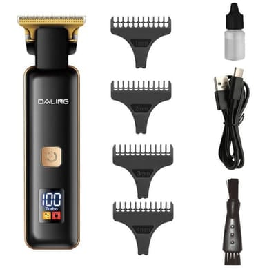 Tondeuse à Cheveux Rechargeable DALING Pro DL-1571 - Noir, Vue principale