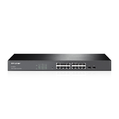 TP-Link TL-SG2216 commutateur réseau Géré L2/L3/L4 Gigabit Ethernet (10/100/1000) 1U Noir