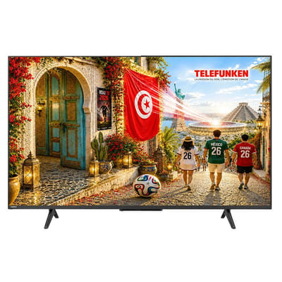 TV Telefunken X6F 55" Mini LED UHD Smart Google Tv Noir, Vue principale