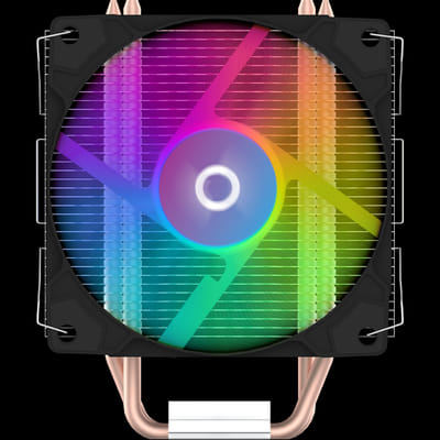 Ventilateur de Processeur AQIRYS Puck Pro 2.0 RGB / Gris, Vue principale