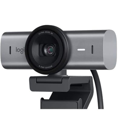 Webcam Logitech MX Brio Ultra HD 3840P Graphite, Vue principale