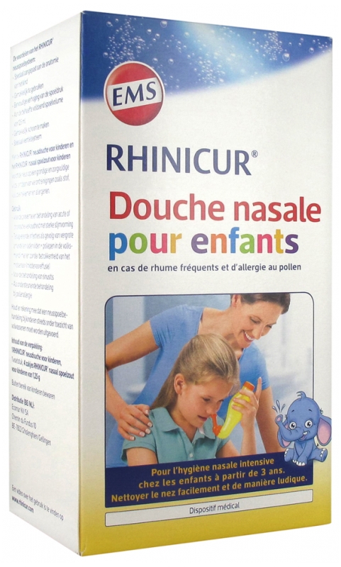RHINICUR Sel de rinçage nasal pour enfants x20 sachets - Parapharmacie  Prado Mermoz