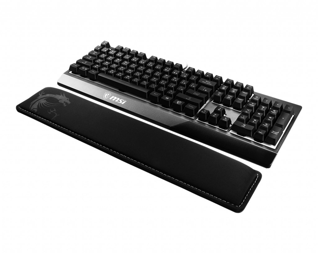 Support de Repose Poignet WHITE SHARK Pour Clavier - Noir (KP-1899)