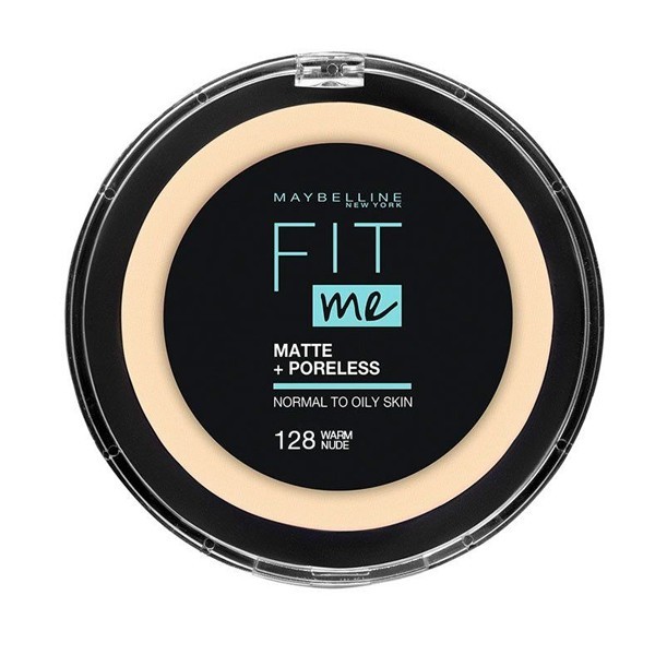 Fit me poudre matte and poreless compact face powder 128 nude maybelline au Meilleur Prix en