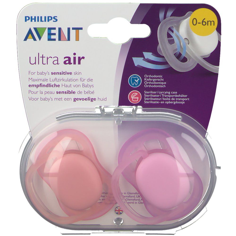 Sucette AVENT ultra air , 0-6 mois