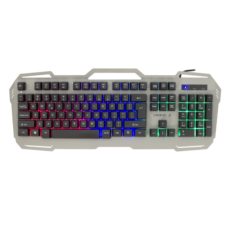 CLAVIER GAMING MÉCANIQUE WHITE SHARK SHINOBI GK-2022 / RGB / BLANC